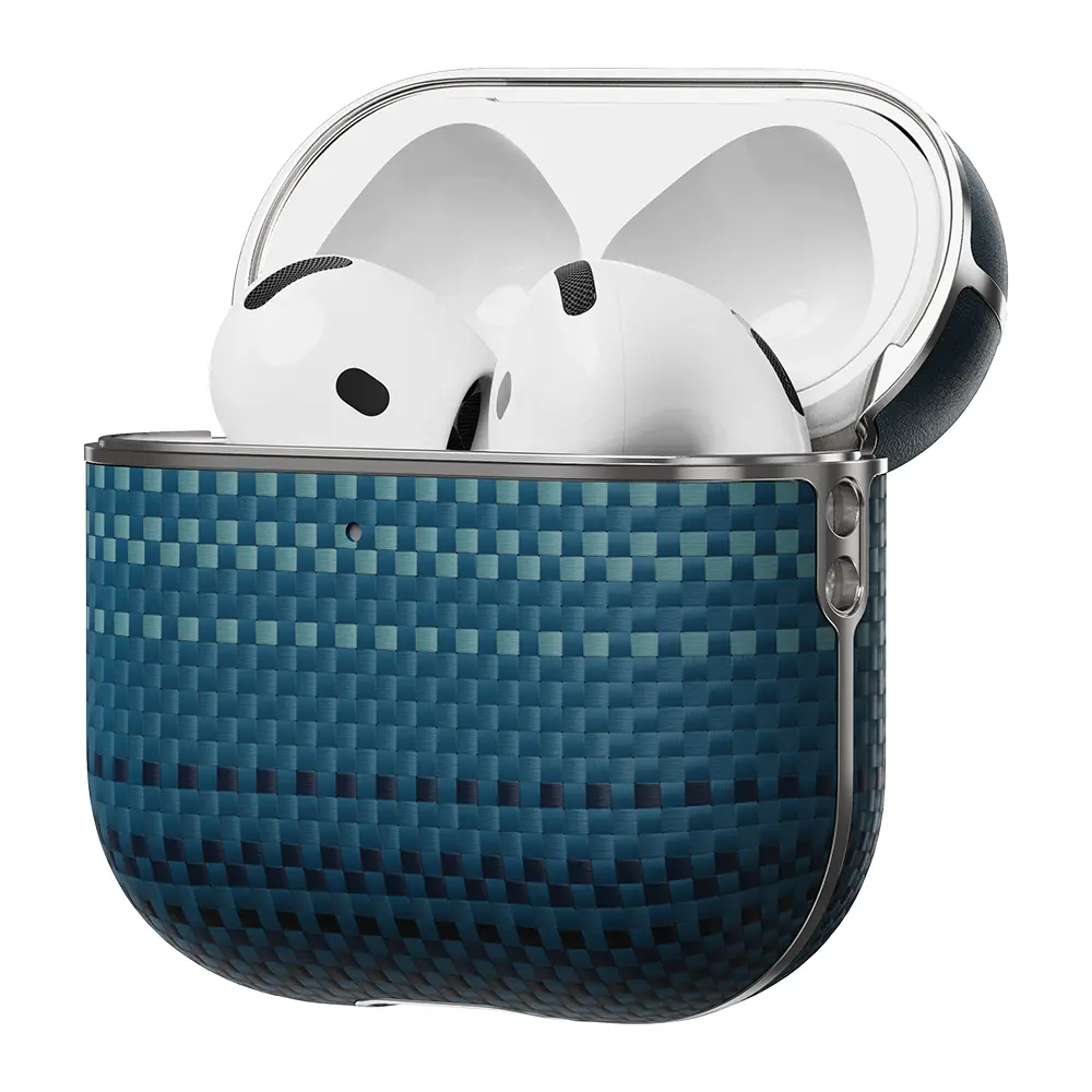 AirPods Pro 2 Kılıf Aramid Fiber Pitaka Tactile Woven Sunset-Moonrise