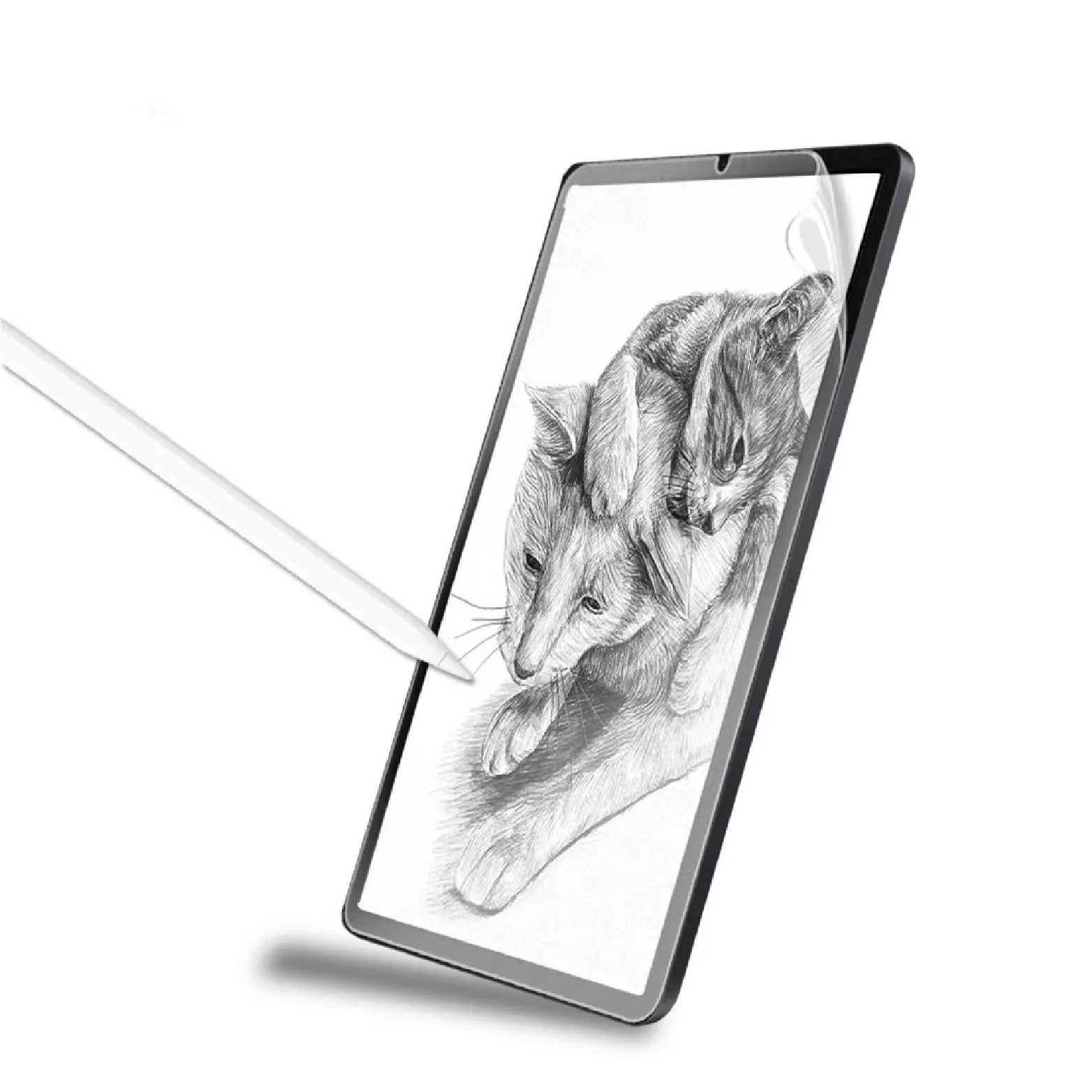 iPad Air (1. Nesil) Mat Kağıt Hisli Ekran Koruyucu - Davin Paper Like