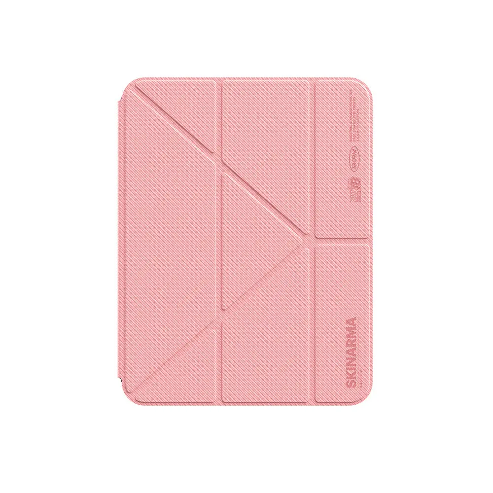 iPad Air 11" (M2) Kalemlikli Şeffaf Standlı Manyetik Kılıf - Skinarma Zeta