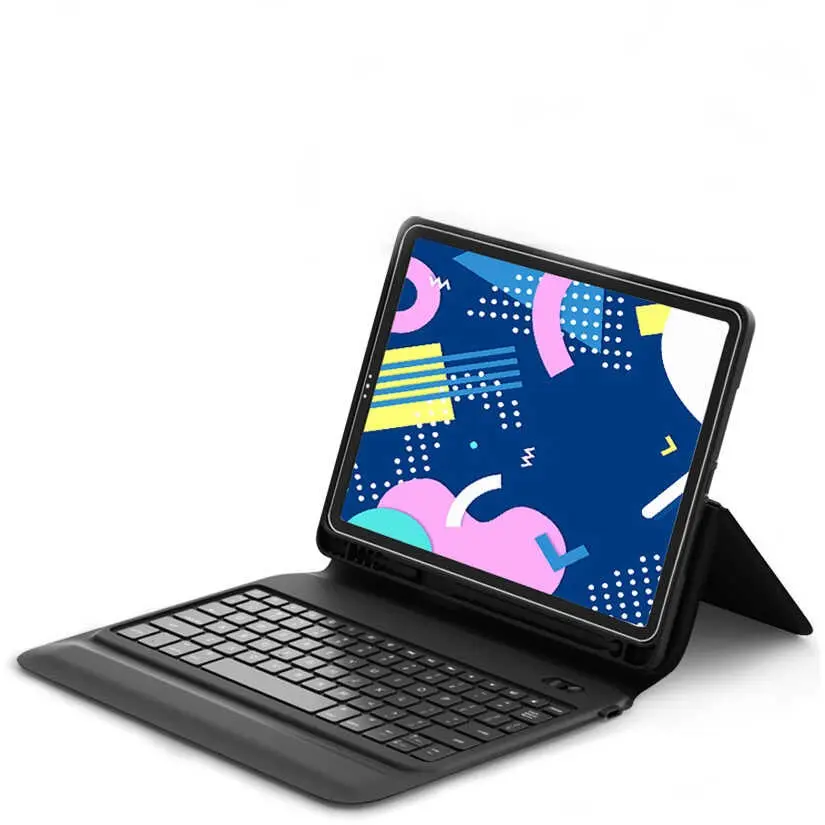 iPad Pro 11 Klavyeli Kılıf, Bluetooth Klavye ve Standlı - Wiwu Keyboard Folio