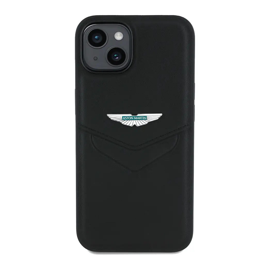 iPhone 14 Aston Martin Lisanslı PU Deri Kılıf - Victory Tasarım
