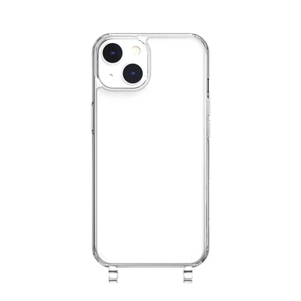 iPhone 14 Şeffaf Kılıf, Boyun Askılı ve Darbe Emici - Switcheasy Play
