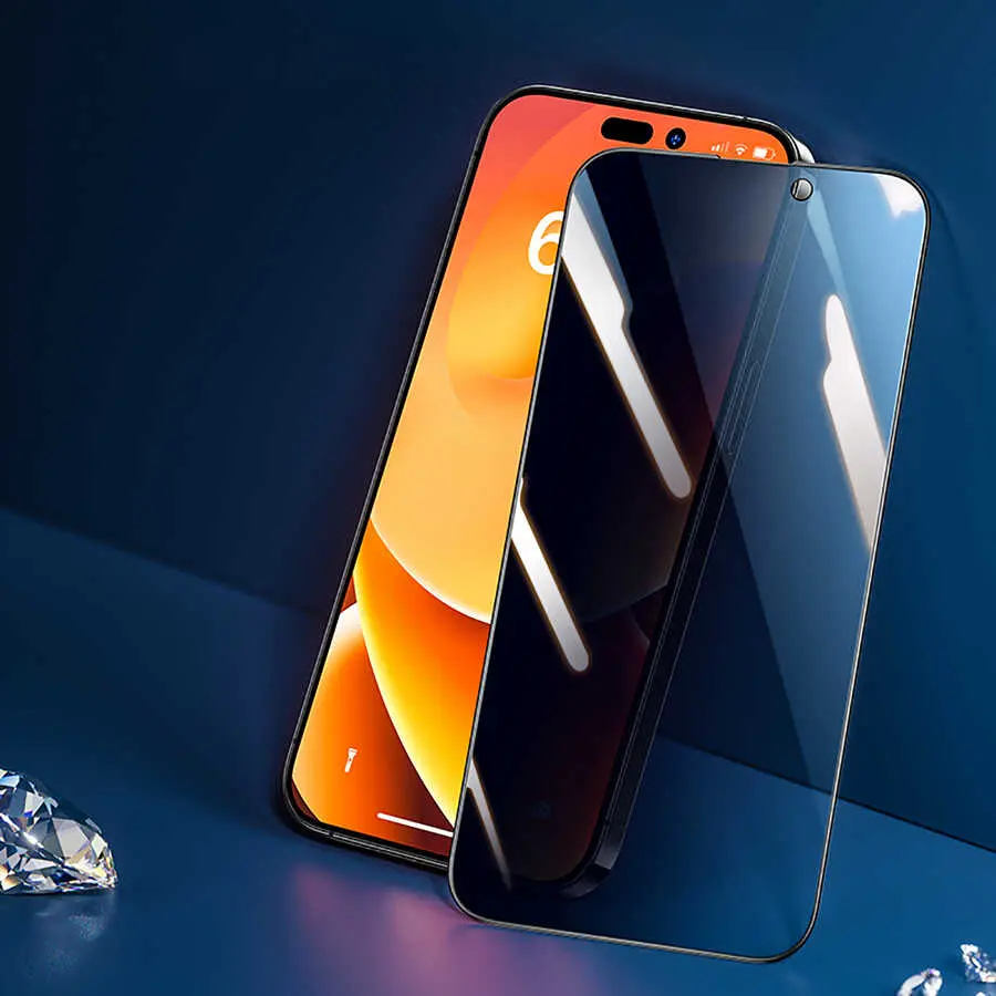 iPhone 14 Pro Hayalet Ekran Koruyucu - Benks V Pro Plus Privacy