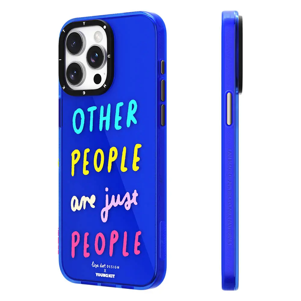 iPhone 14 Pro Yazı Desenli Kılıf - Youngkit Mindfulness