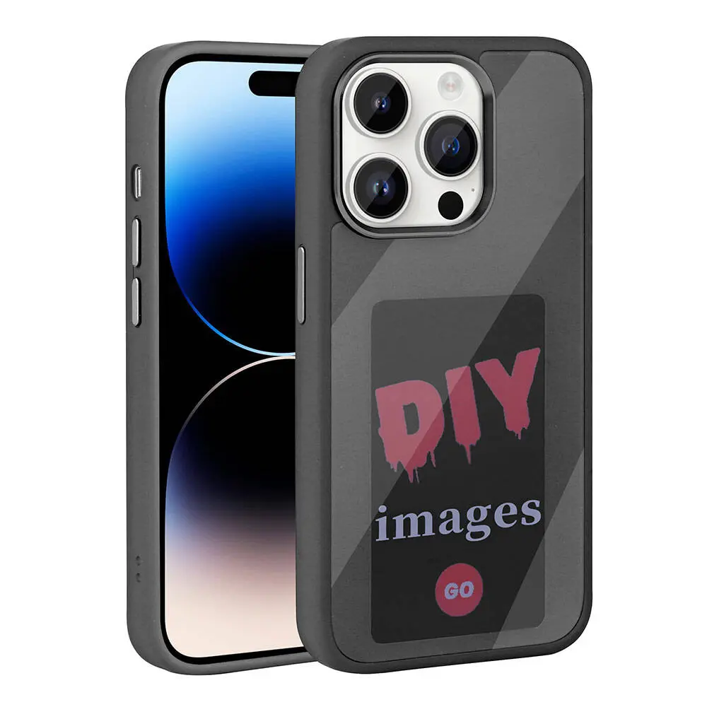 iPhone 14 Pro Ekranı Yansıtan Akıllı NFC Kılıf - Zore