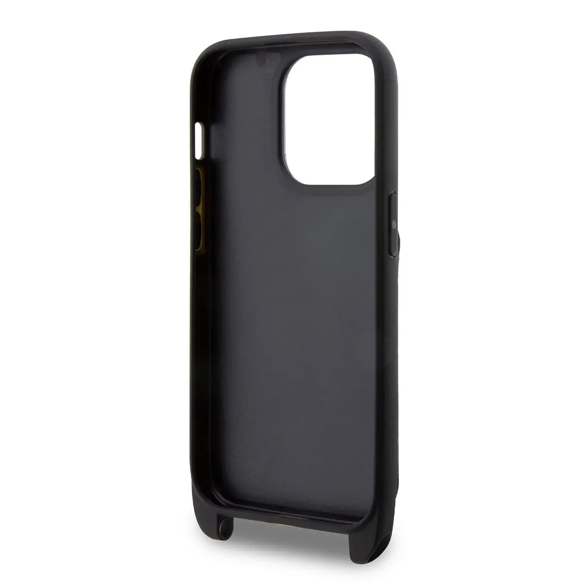 iPhone 14 Pro Kartlıklı Boyun Askılı Kılıf - Karl Lagerfeld Karl Dizayn