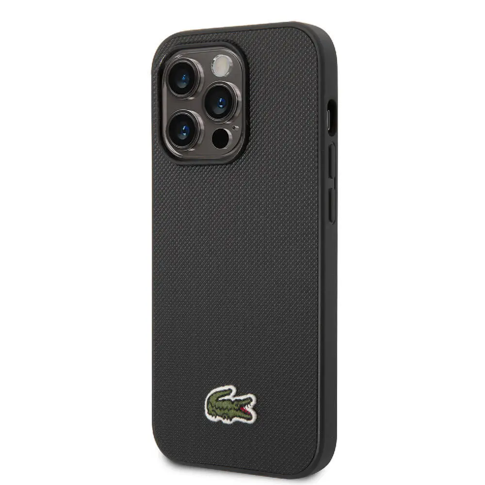 iPhone 14 Pro PU Pike Desenli Lisanslı Kılıf - Lacoste