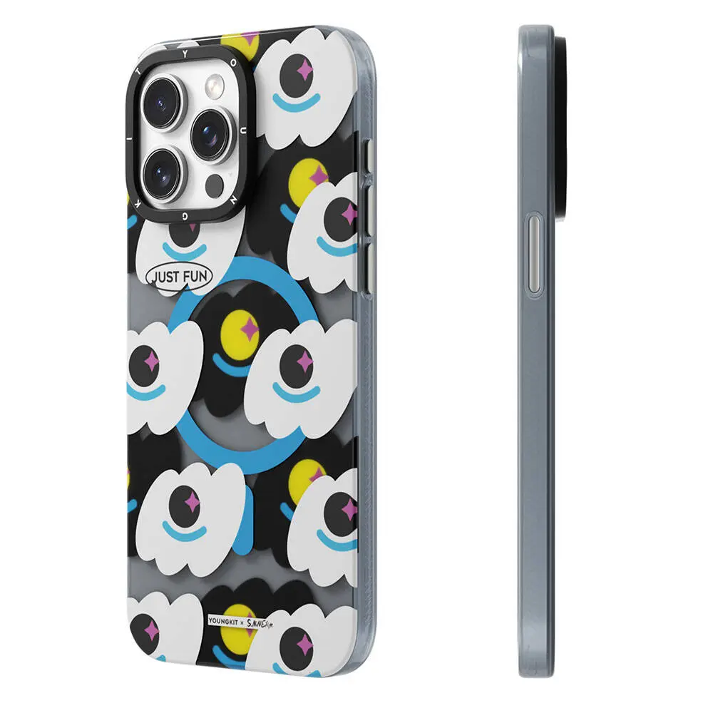 iPhone 14 Pro MagSafe Uyumlu Kılıf - Youngkit Happy View Serisi