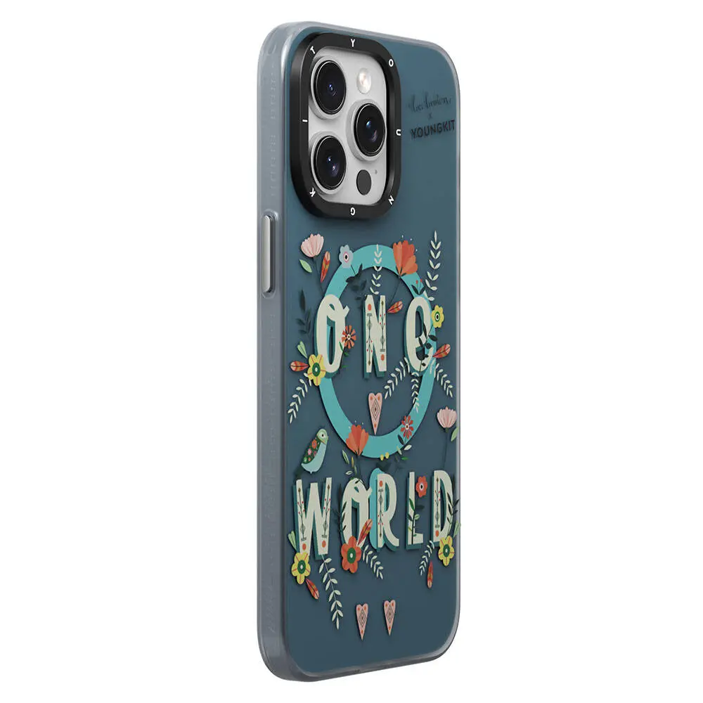 iPhone 14 Pro Max MagSafe Uyumlu Kılıf - Youngkit Colorful Life Bee Brown