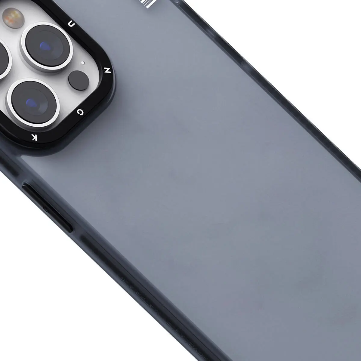 iPhone 15 Pro Şeffaf Buzlu Mat Kılıf - Youngkit Colored Sand