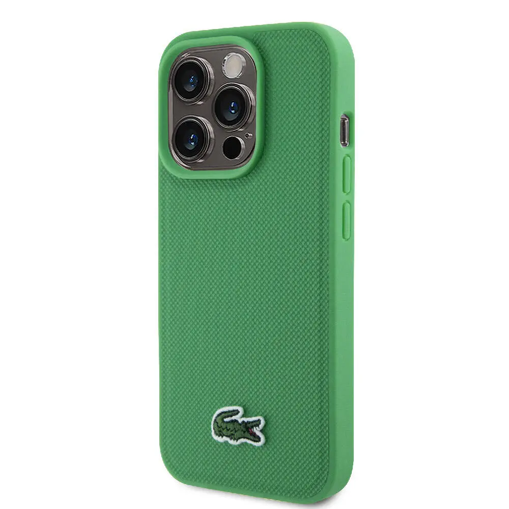 iPhone 15 Pro PU Pike Desenli Lisanslı Kılıf - Lacoste