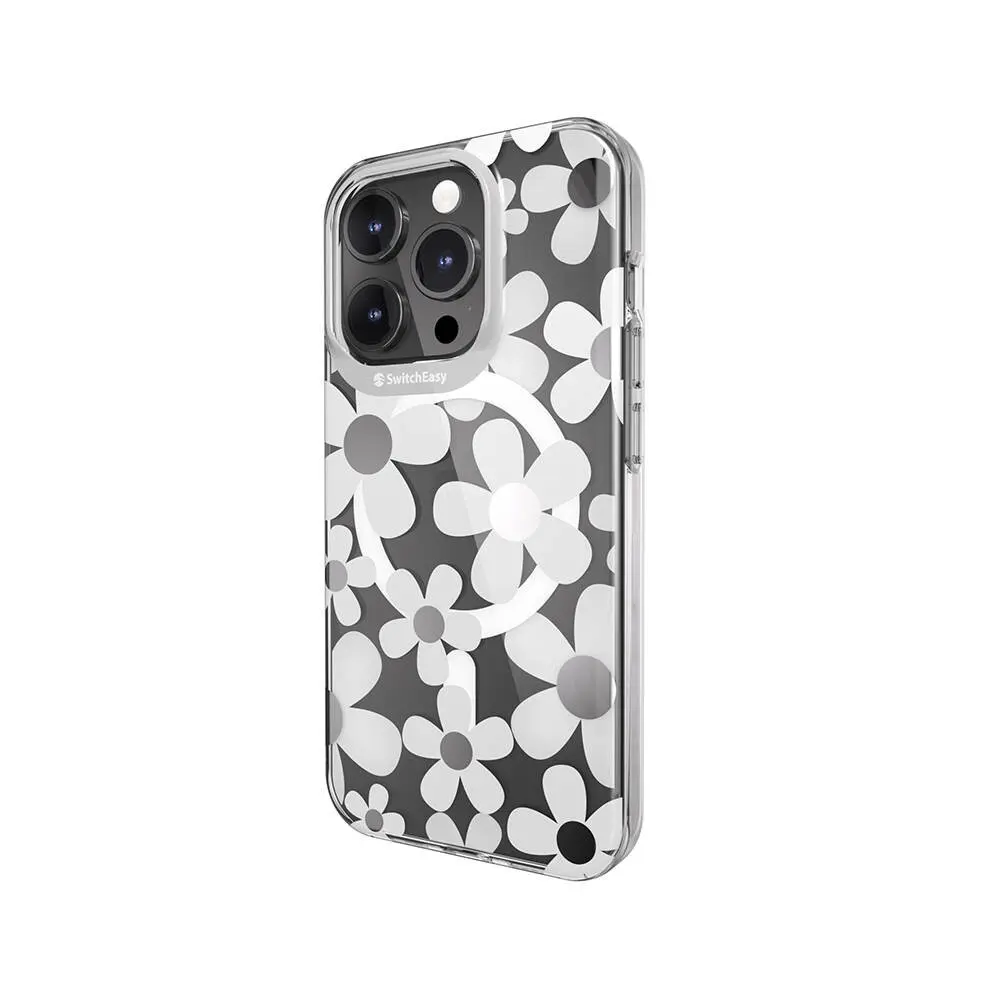 iPhone 15 Pro MagSafe Uyumlu Çift IMD Baskılı Kılıf - Switcheasy Artist-M Fleur