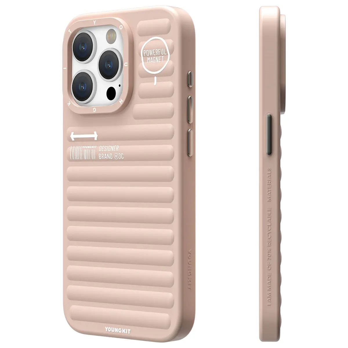 iPhone 15 Pro Mat Renkli Kılıf - YoungKit Original Serisi