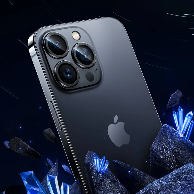 iPhone 15 Pro Max Safir Kaplama Kamera Lens Koruyucu - Benks DR