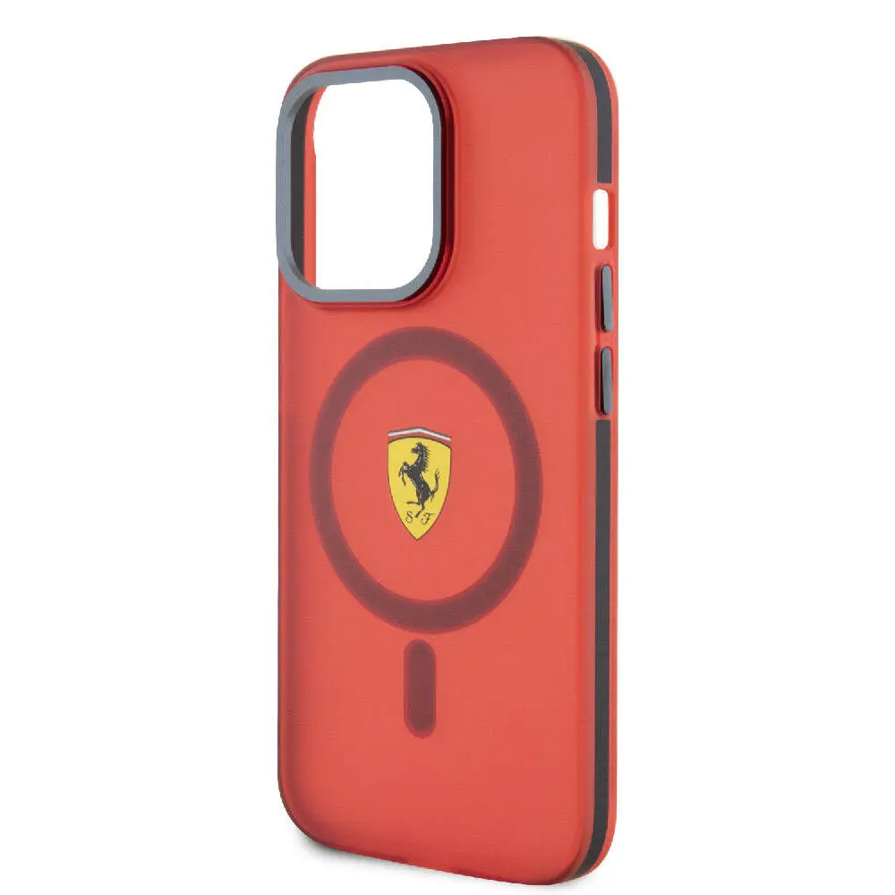 iPhone 15 Pro Max MagSafe Uyumlu Kılıf - Ferrari Kontrast Bumper