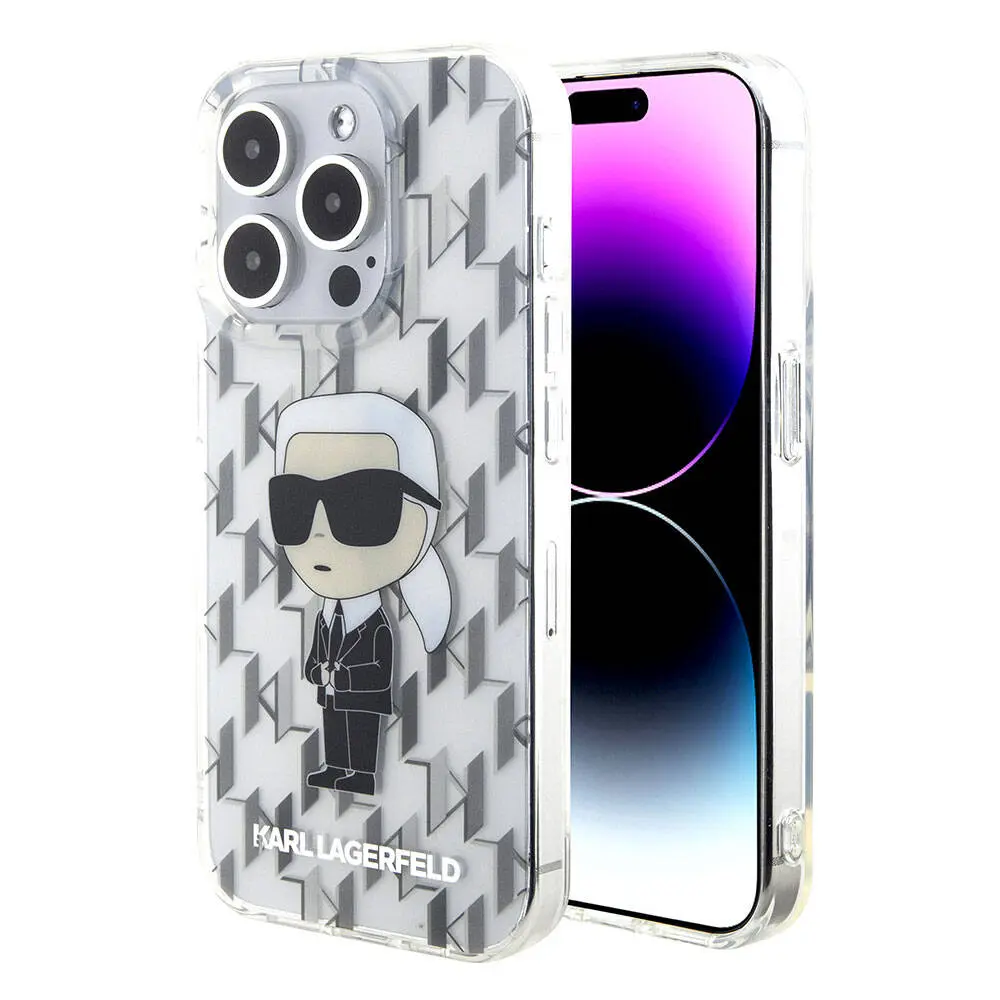 iPhone 15 Pro Max Kılıf, IML İkonik Monogram - Karl Lagerfeld