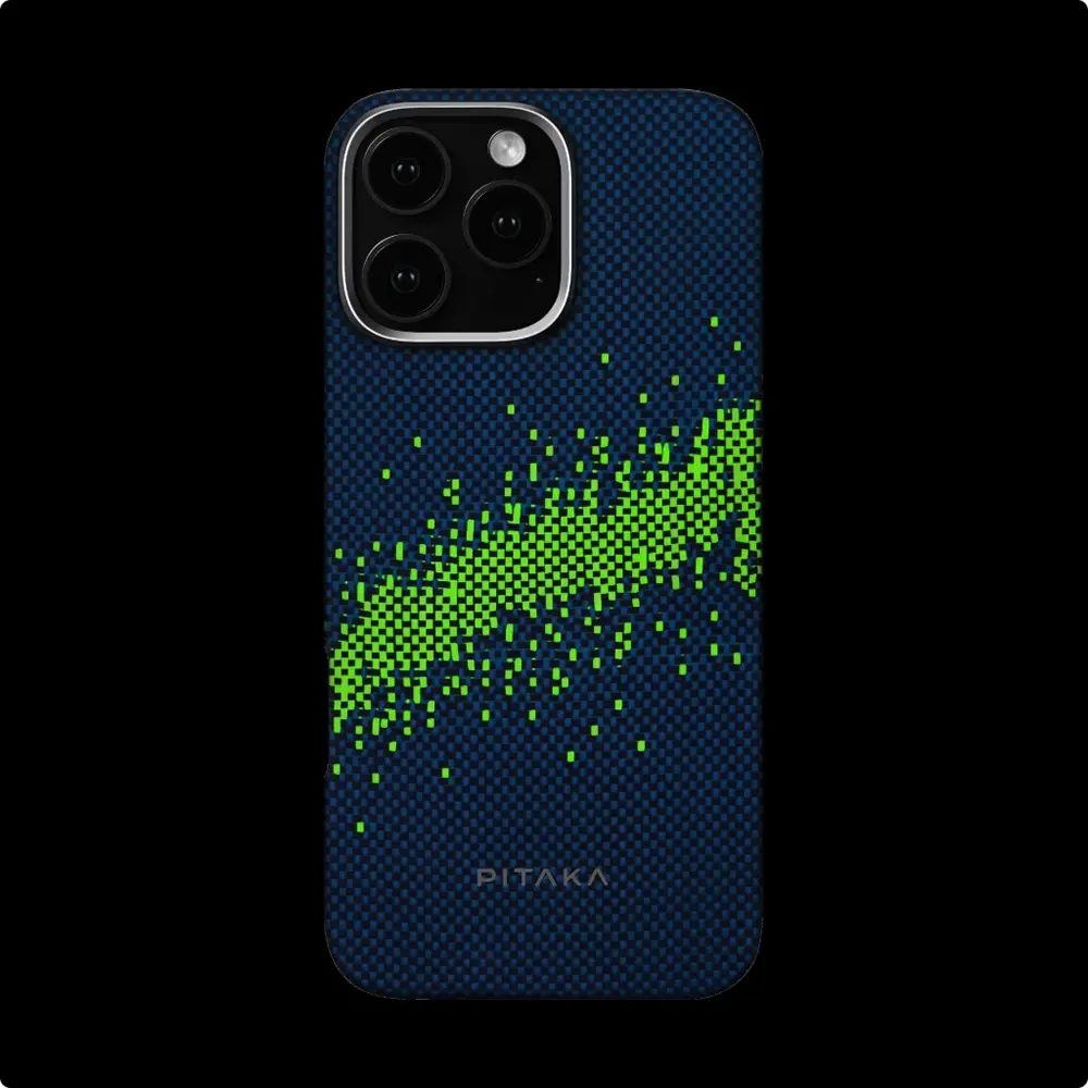 iPhone 15 Pro Max MagSafe Uyumlu Aramid Fiber Kılıf - Pitaka Starpeak