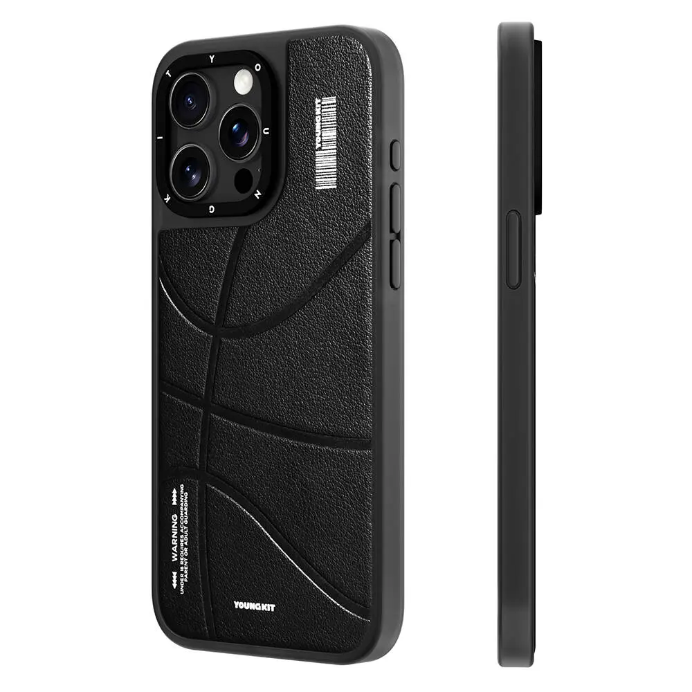 iPhone 15 Pro Max MagSafe Uyumlu Deri Kılıf - Youngkit Backboard