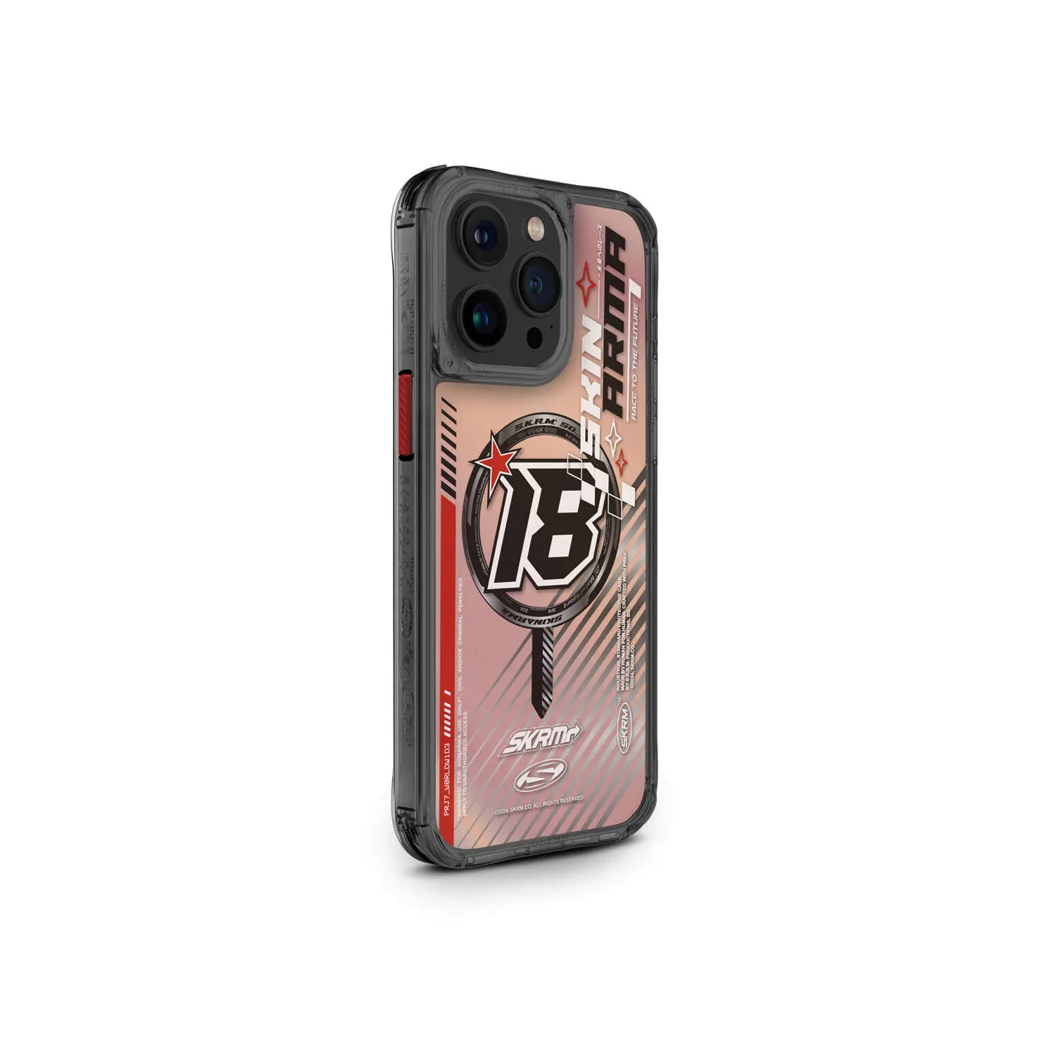 iPhone 15 Pro Max MagSafe Uyumlu Sticker Detaylı Kılıf - Skinarma Drift