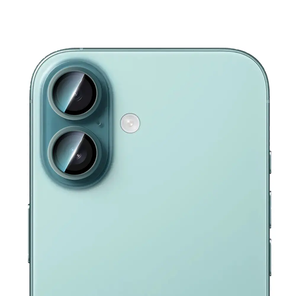iPhone 16 Plus Kamera Lens Koruyucu, Oleofobik ve Yansıma Önleyici - CaseWorld Alloy