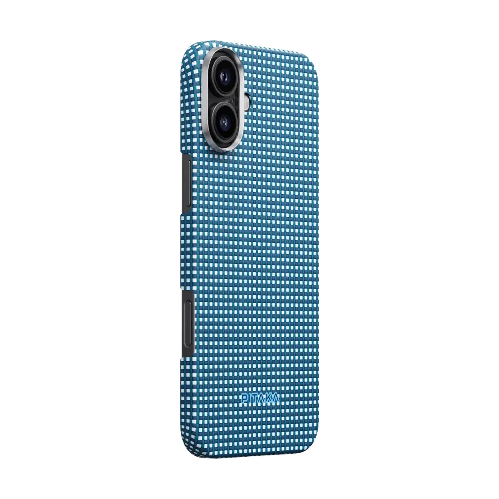 iPhone 16 Plus MagSafe Uyumlu Aramid Fiber Kılıf - Pitaka Ultra-Slim Classic