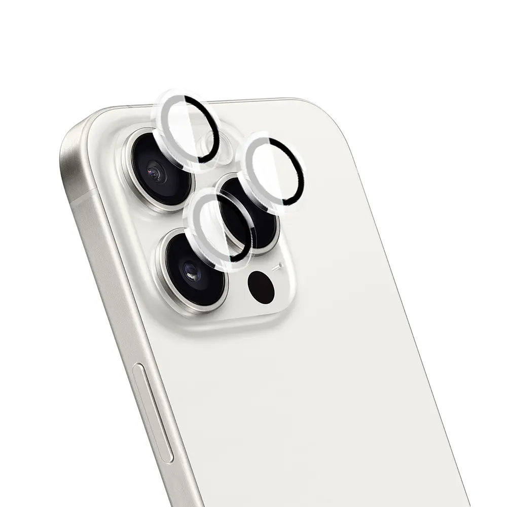 iPhone 16 Pro Kamera Lens Koruyucu, Yansıma Önleyici - Wiwu LG-007