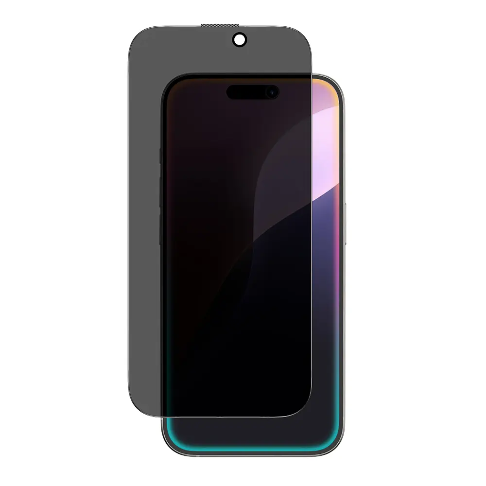 iPhone 16 Pro Gizlilik Filtreli Temperli Cam Ekran Koruyucu - Amazingthing Titan Privacy
