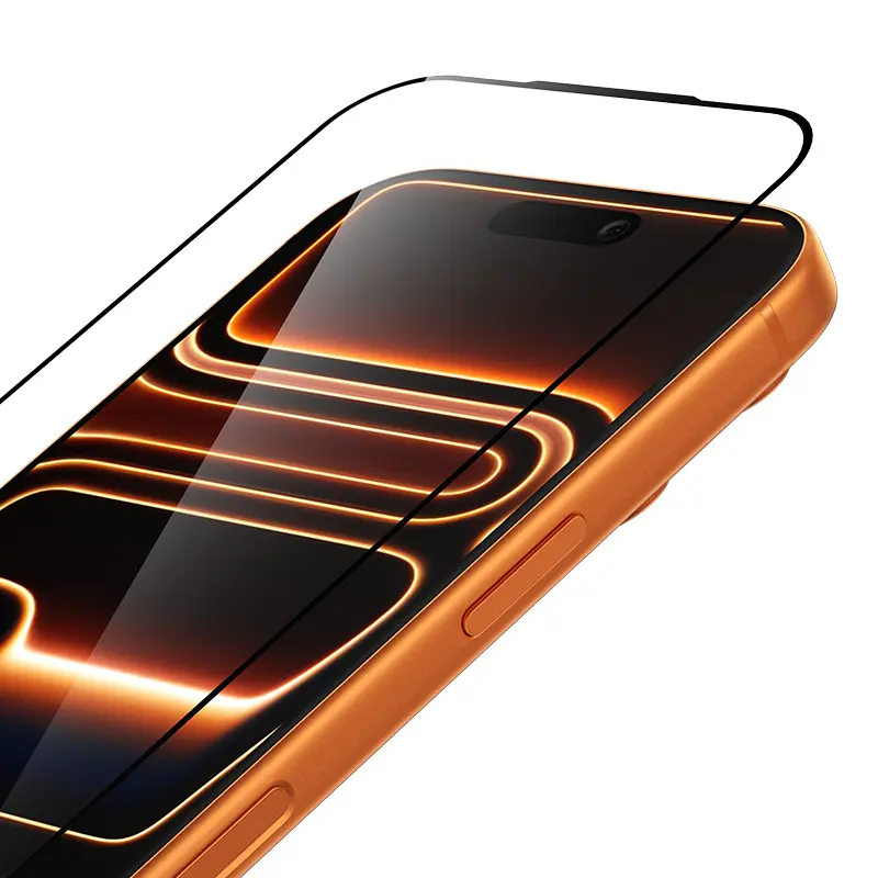 iPhone 16 Pro Safir Kaplamalı Cam Ekran Koruyucu - Benks Glass Warrior 2.0 EZFita