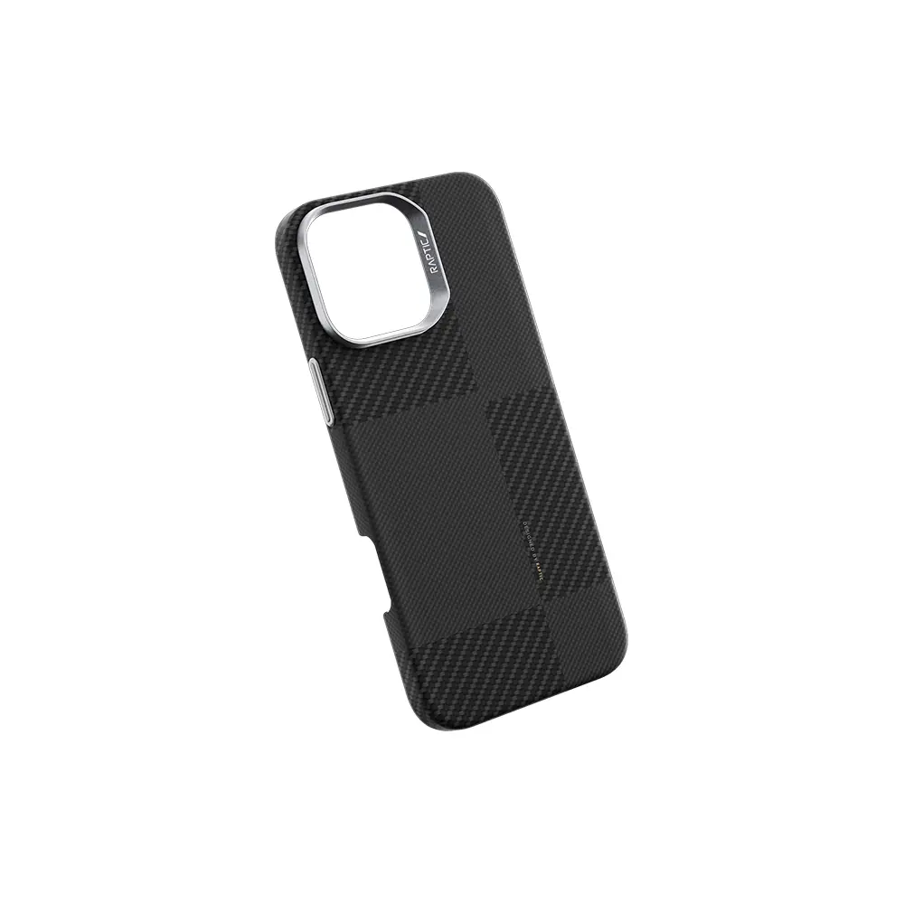 iPhone 16 Pro MagSafe Uyumlu Aramid Fiber Kılıf - Raptic Croxx Mondrian