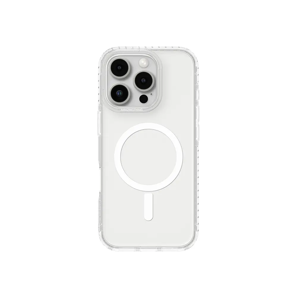 iPhone 16 Pro MagSafe Uyumlu Şeffaf Kılıf - Amazingthing Titan Pro