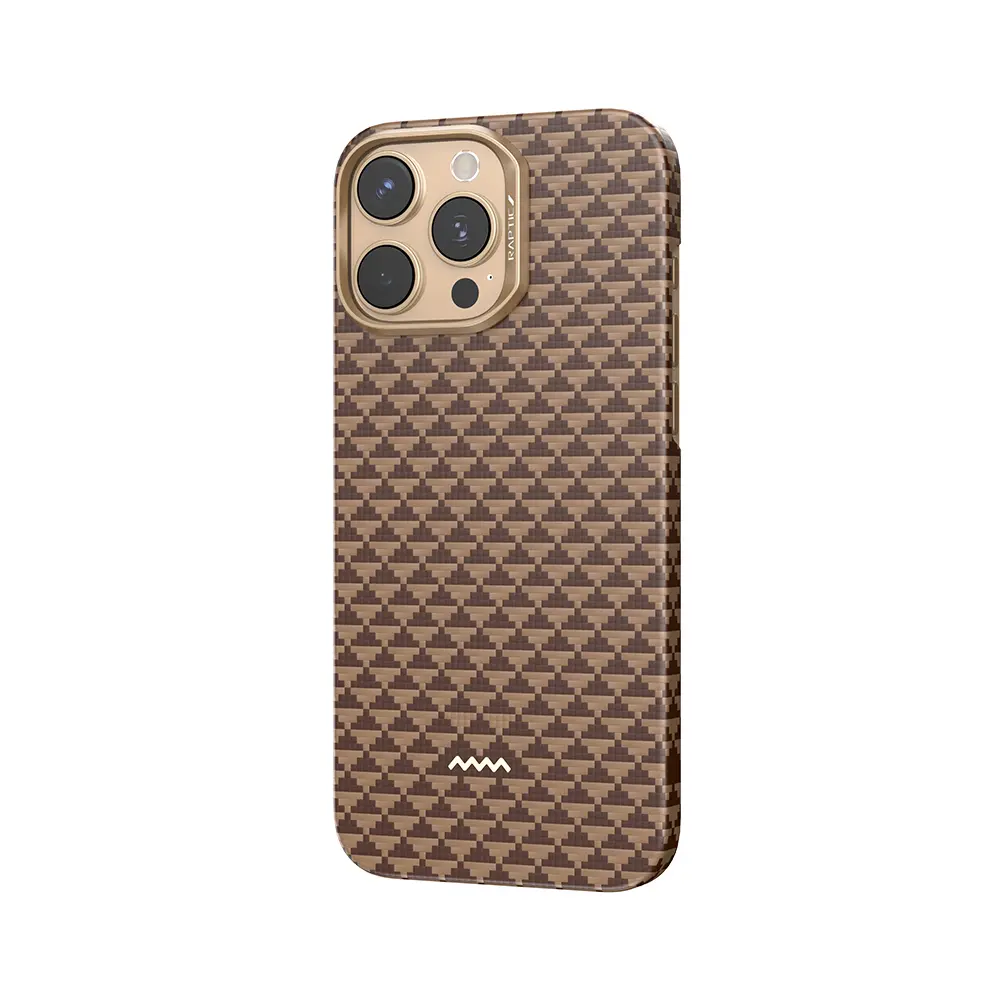 iPhone 16 Pro MagSafe Uyumlu Aramid Fiber Kılıf - Raptic Aramid Skin Origin