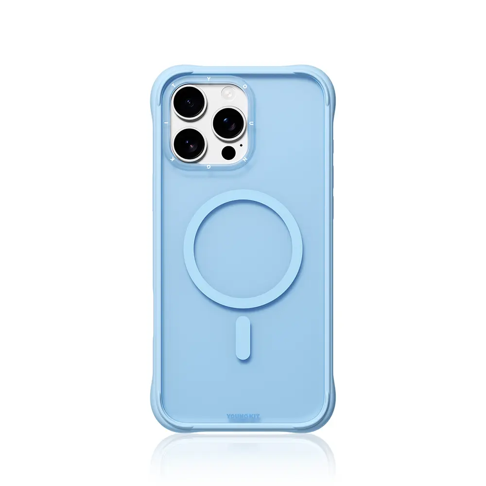 iPhone 16 Pro MagSafe Uyumlu Silikon Kılıf - Youngkit Macaroon