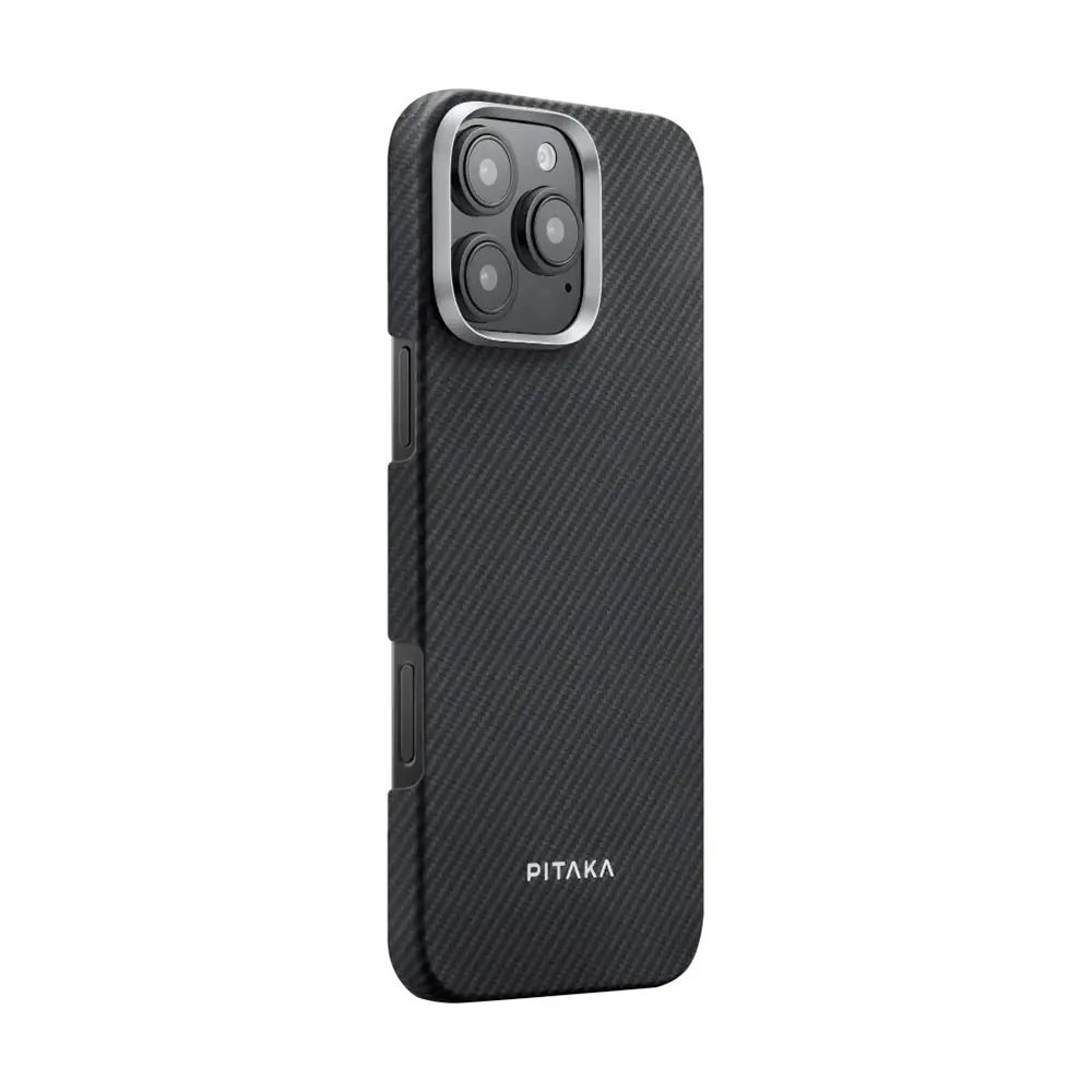 iPhone 16 Pro Max MagSafe Uyumlu Aramid Fiber Kılıf - Pitaka Ultra-Slim Classic