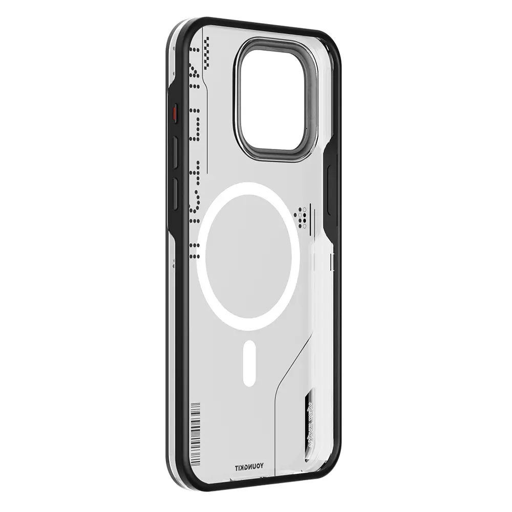 iPhone 16 Pro Max MagSafe Uyumlu Çıkarılabilir Arka Yüzeyli Kılıf - Youngkit Mecha