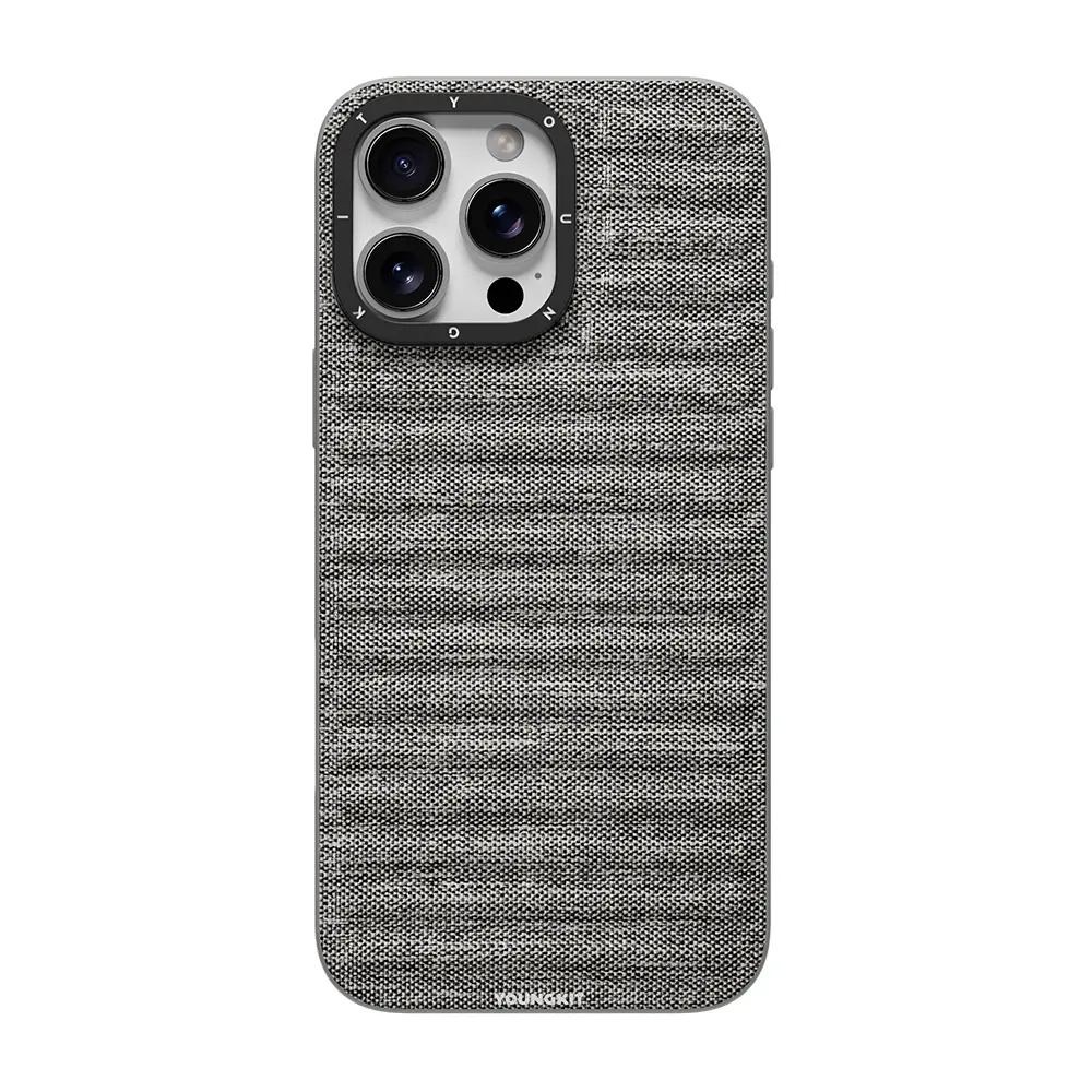 iPhone 16 Pro Max MagSafe Uyumlu Kumaş Kılıf - Youngkit Canvas