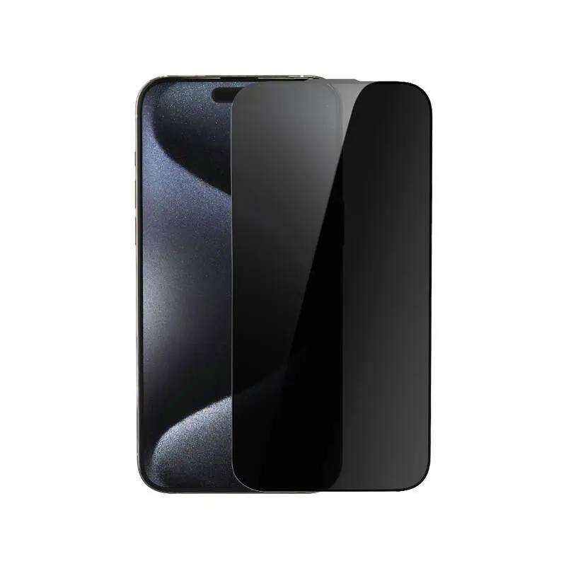 iPhone 16 Gizlilik Filtreli Temperli Cam Ekran Koruyucu - Wiwu Wi-SQ009