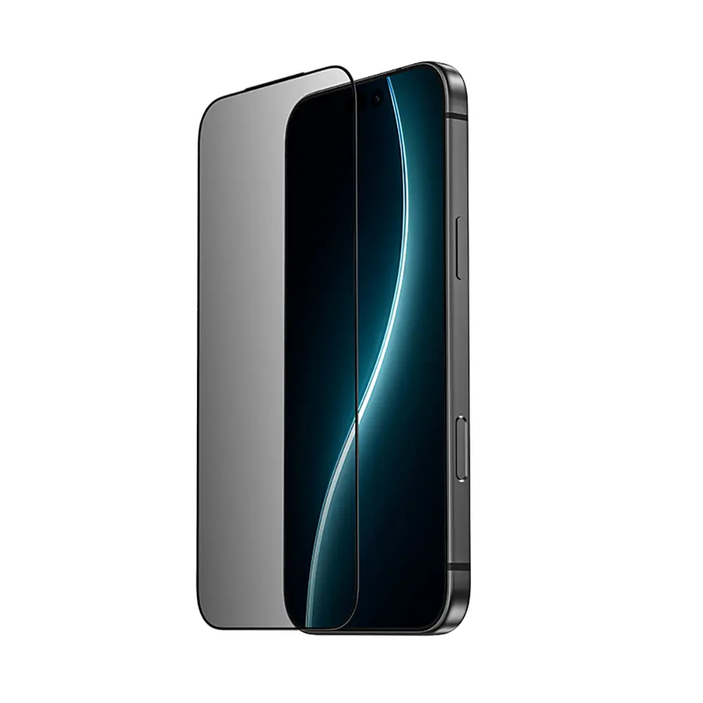 iPhone 17 Hayalet Ekran Cam Ekran Koruyucu 0.3 mm 10'lu Paket - Benks Glass Warrior Privacy HD