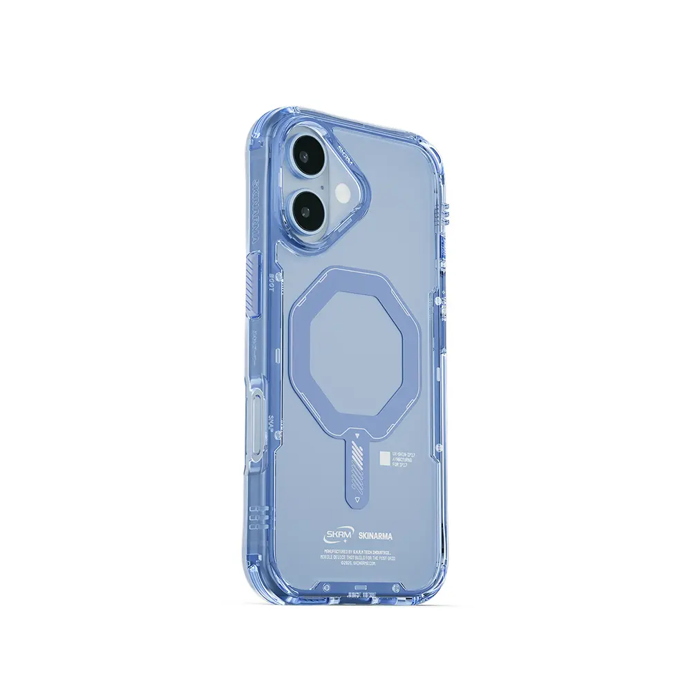 iPhone 17 MagSafe Uyumlu Şeffaf Kılıf - Skinarma Saido