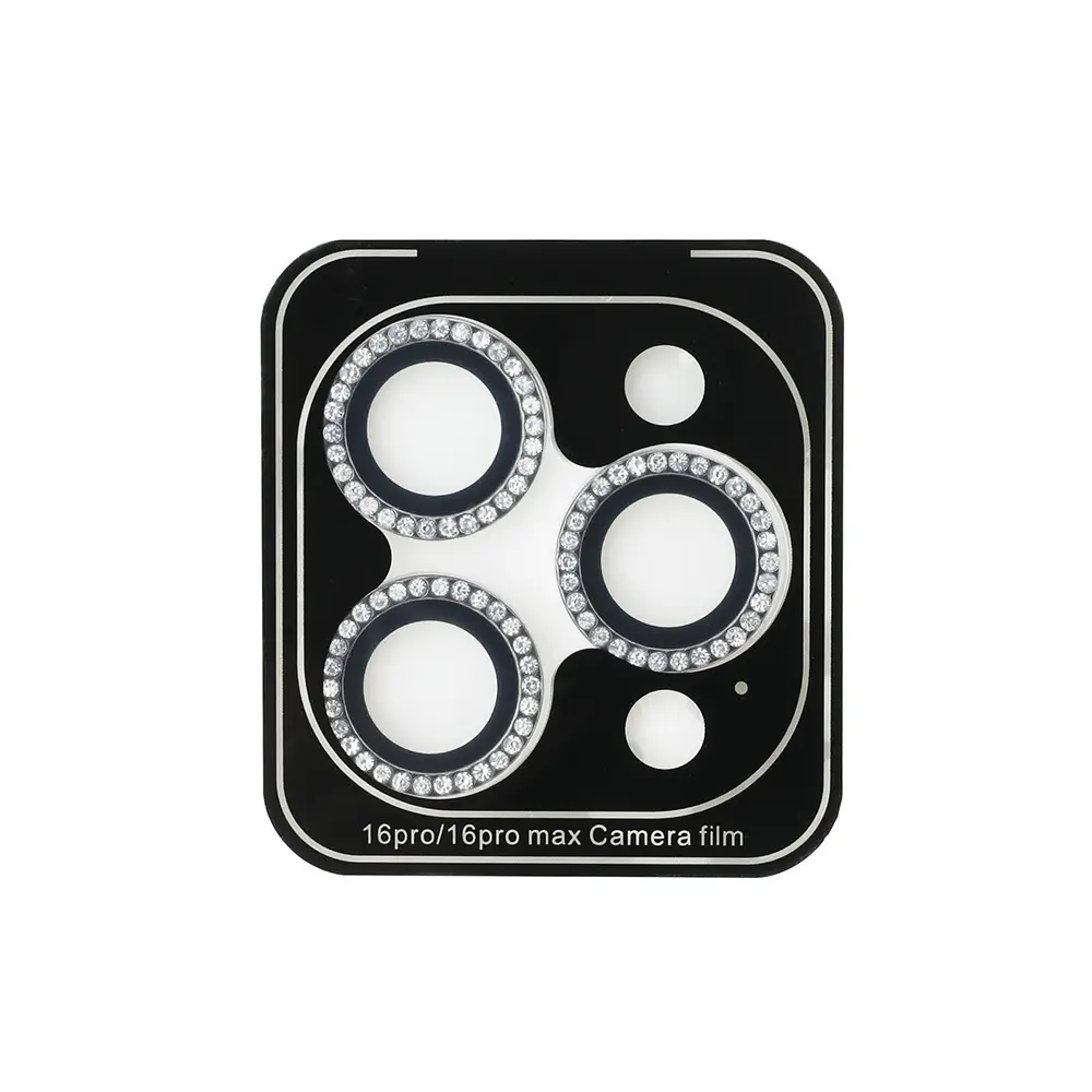 iPhone 17 Pro Rhinestone Taşlı Kamera Lens Koruyucu - Guess Lisanslı