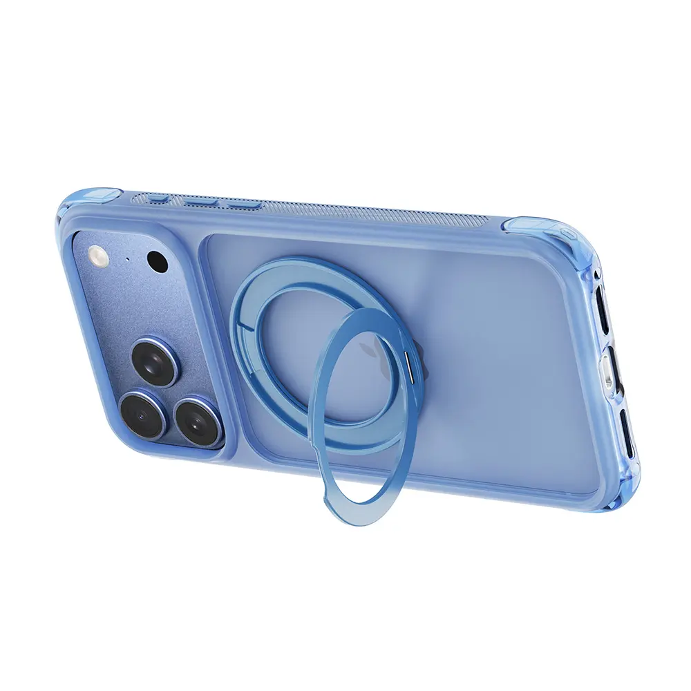 iPhone 17 Pro MagSafe Uyumlu 360° Standlı Kılıf - Wiwu AG-203 AeroGuard Ultra