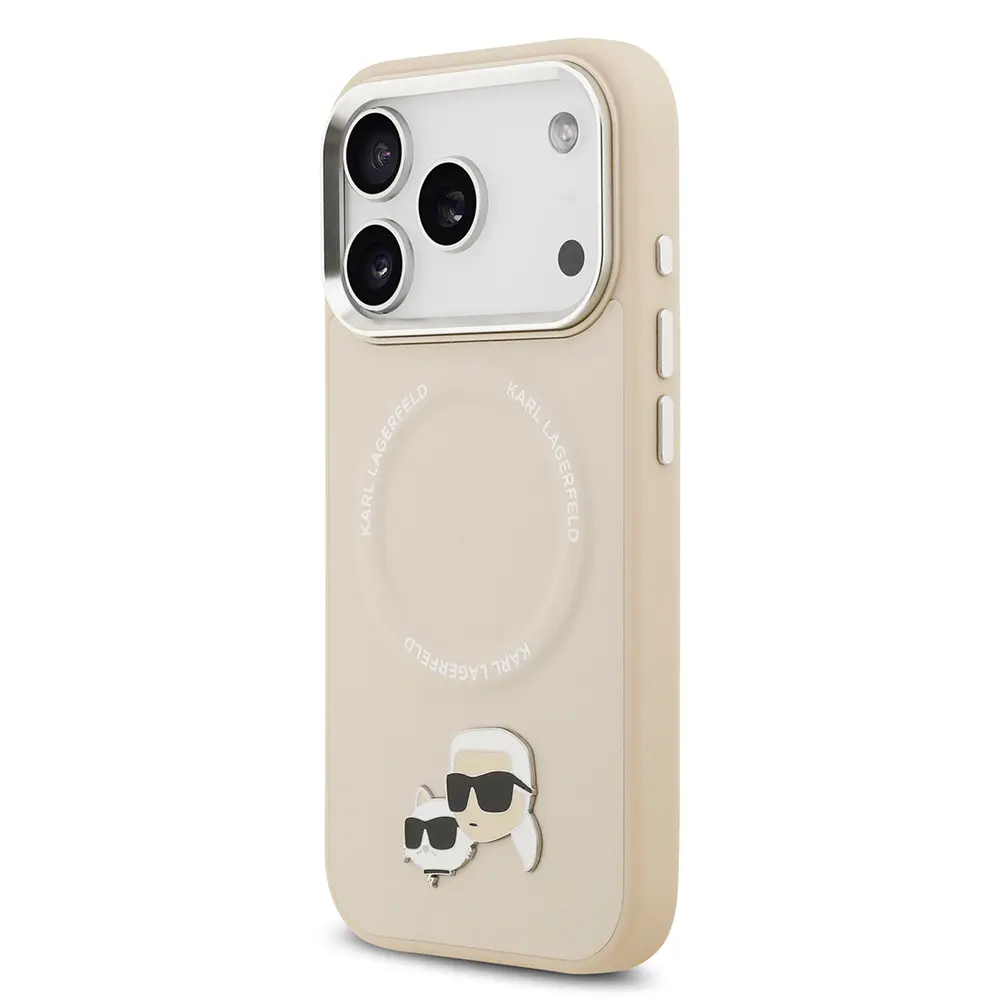 iPhone 17 Pro MagSafe Uyumlu PU Deri Kılıf - Karl Lagerfeld K&C