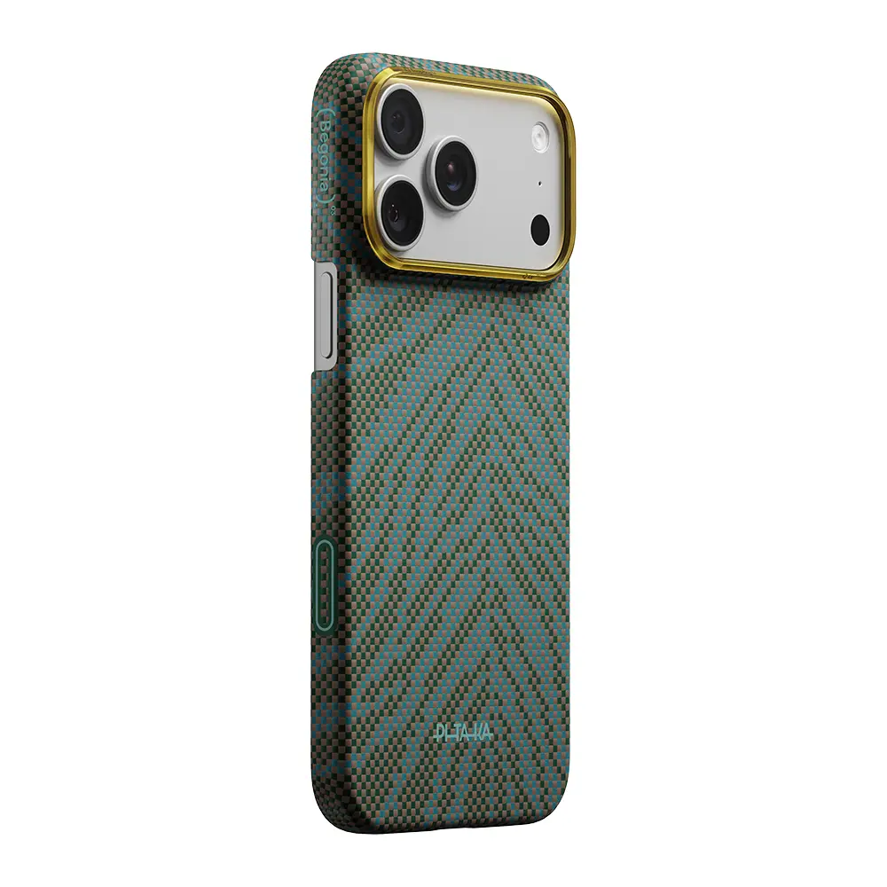 iPhone 17 Pro MagSafe Uyumlu Aramid Fiber Kılıf - Pitaka Breath of Veins