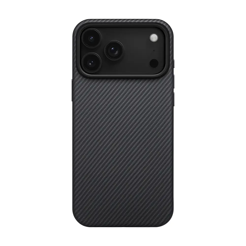 iPhone 17 Pro MagSafe Uyumlu Aramid Fiber Kılıf - Pitaka Military-Grade Classic