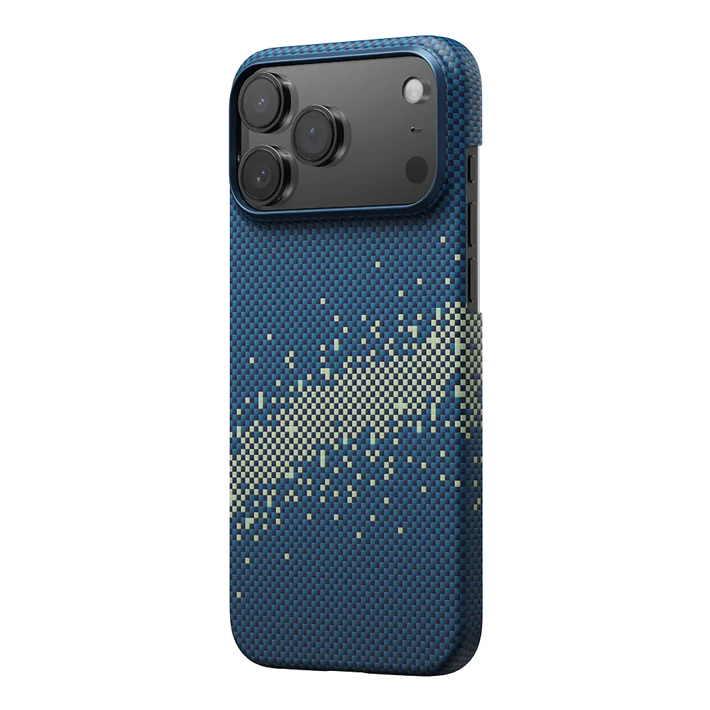 iPhone 17 Pro MagSafe Uyumlu Aramid Fiber Kılıf - Pitaka Tactile Woven Starpeak