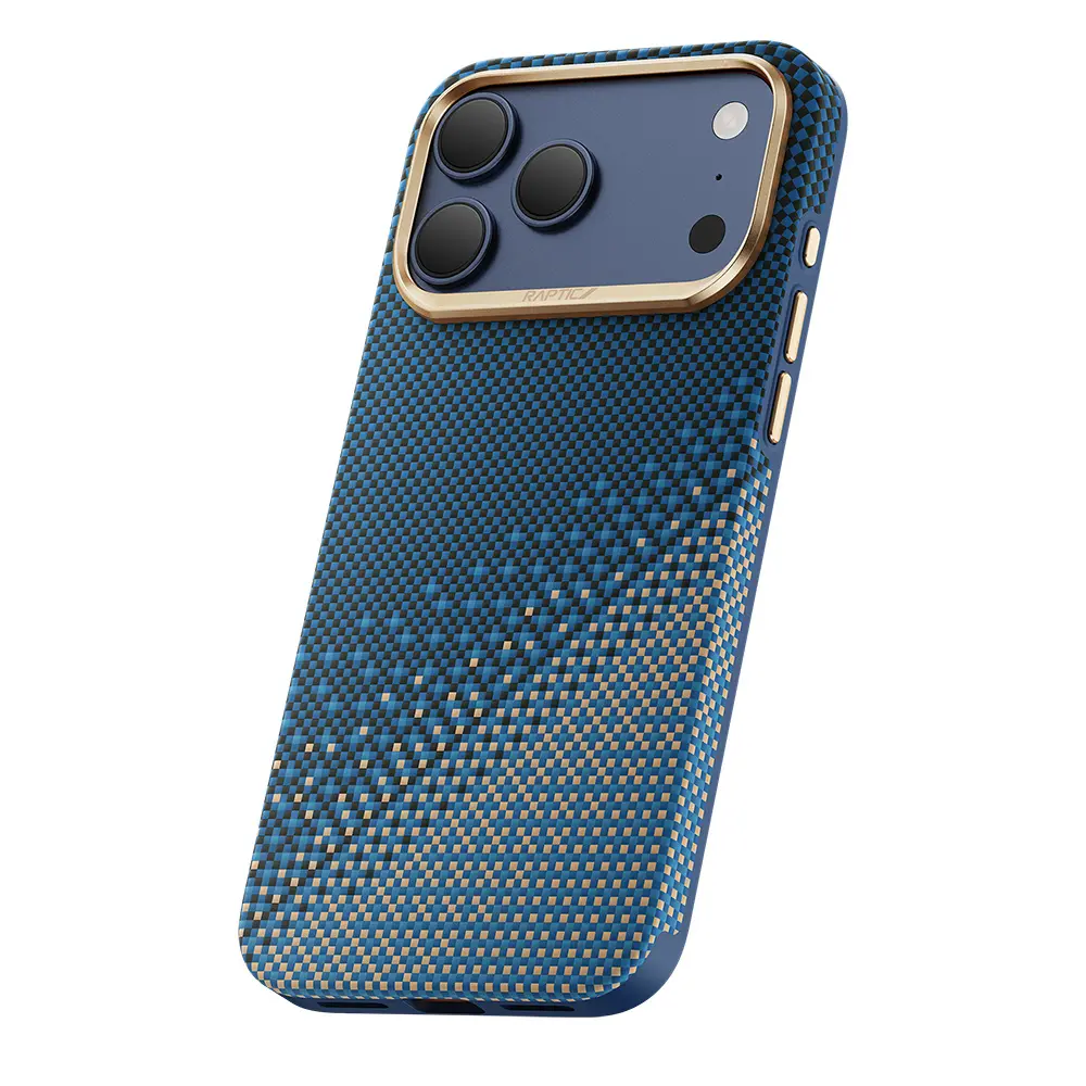 iPhone 17 Pro MagSafe Uyumlu Aramid Fiber Kılıf - Raptic Dual Serenity