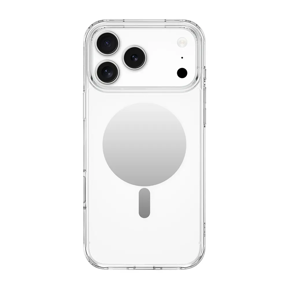iPhone 17 Pro MagSafe Uyumlu Şeffaf Aynalı Kılıf - Wiwu MCC-701