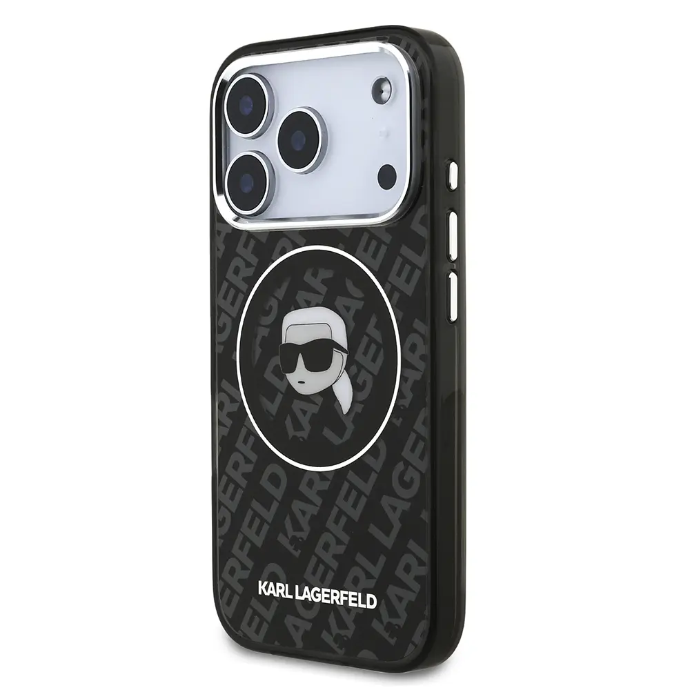 iPhone 17 Pro Max Kılıf, IML Baskılı KL Heads Kapak - Karl Lagerfeld