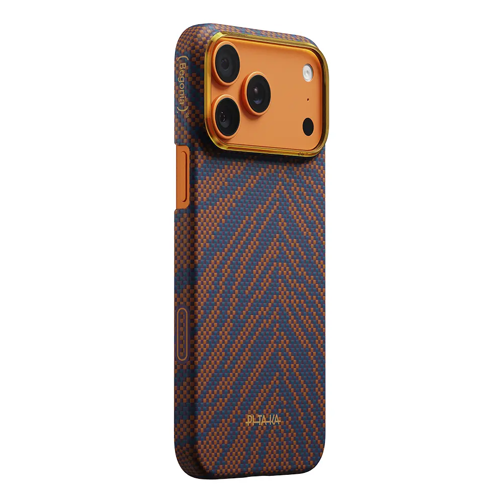 iPhone 17 Pro Max MagSafe Uyumlu Aramid Fiber Kılıf - Pitaka Breath of Veins