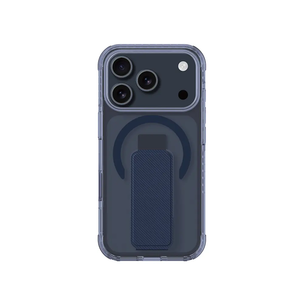 iPhone 17 Pro Max MagSafe Uyumlu Standlı Şeffaf Kılıf - Amazingthing Titan Pro Plus