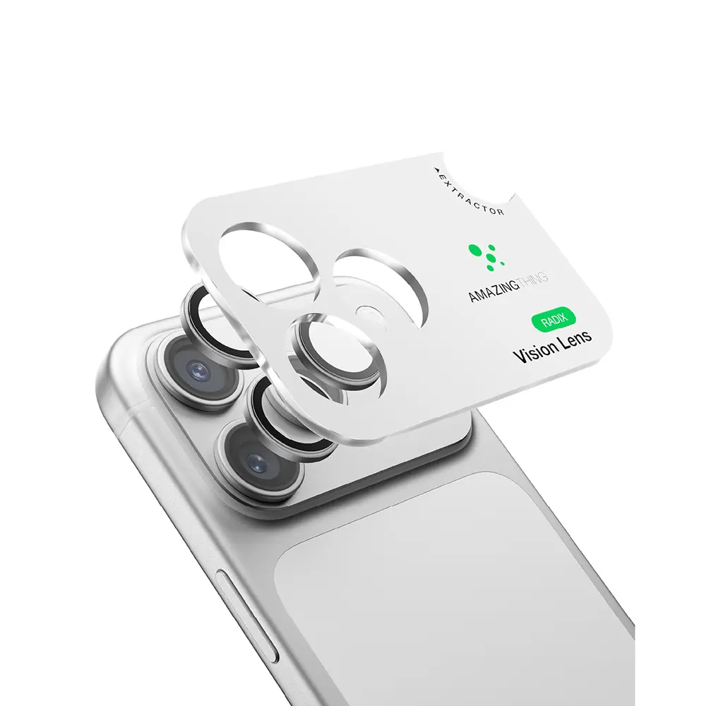 iPhone 18 Pro MagSafe Uyumlu Şeffaf Kılıf ve 5'i 1 Arada Aksesuar Seti - Amazingthing Minimal